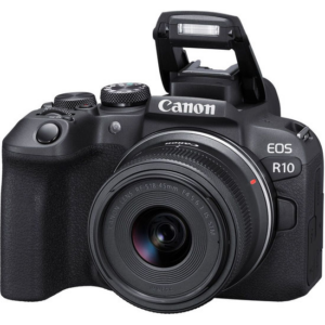 Câmera Canon R10 24.2MP C/ RF-S 18-45MM IS STM